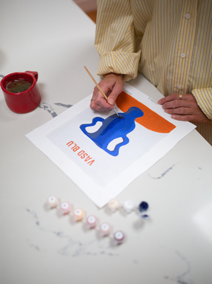 Vaso Blu Paint By Numbers Kit