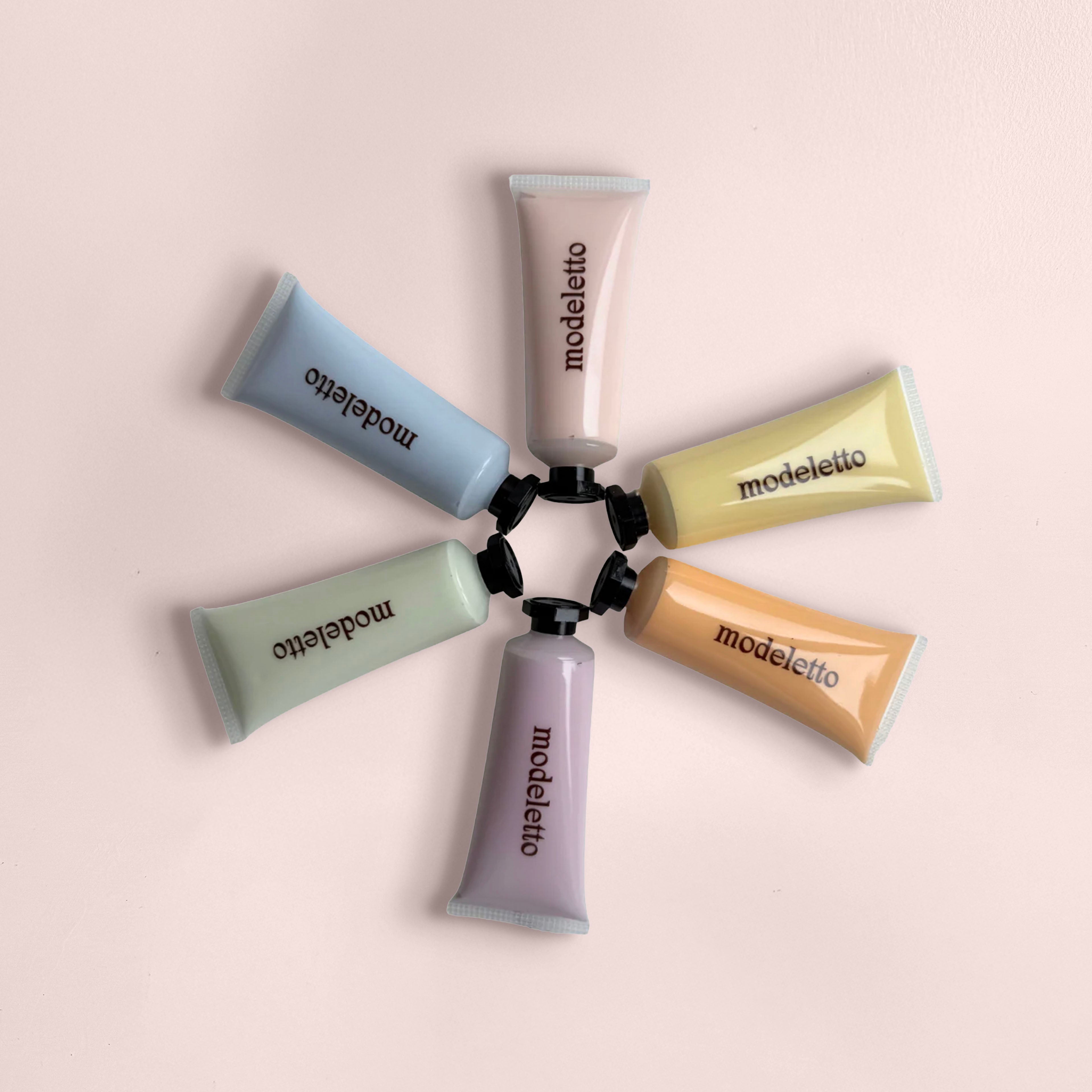 Pastel acrylic paint set (6 colours)