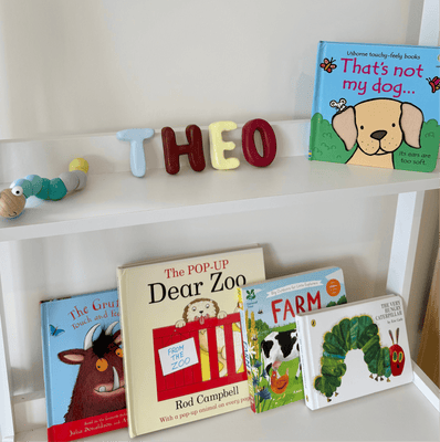 Nursery room letters air-dry pottery kit