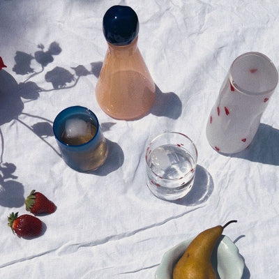 Hearts glass carafe - Modeletto Store