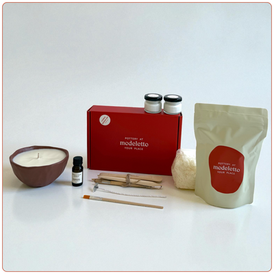 Candle & pottery making kit