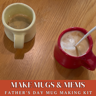 Father's Day mug making pottery kit