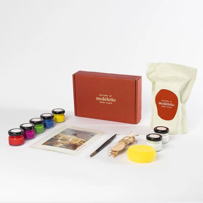 Room letters air-dry pottery kit