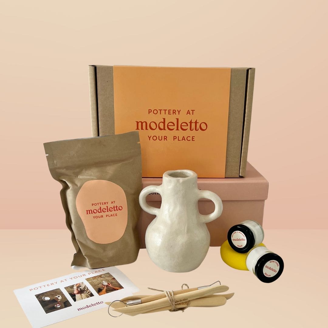 Modeletto, Air-Dry Pottery Kits, Handmade Ceramics, Events
