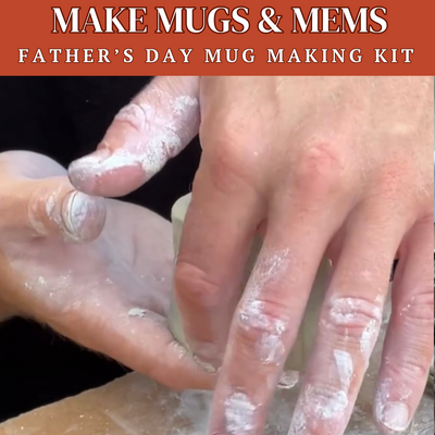 Father's Day mug making pottery kit