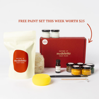 Candle & pottery making kit