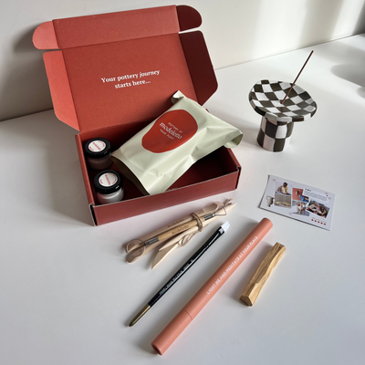 Air-dry pottery kit (meditation edition)