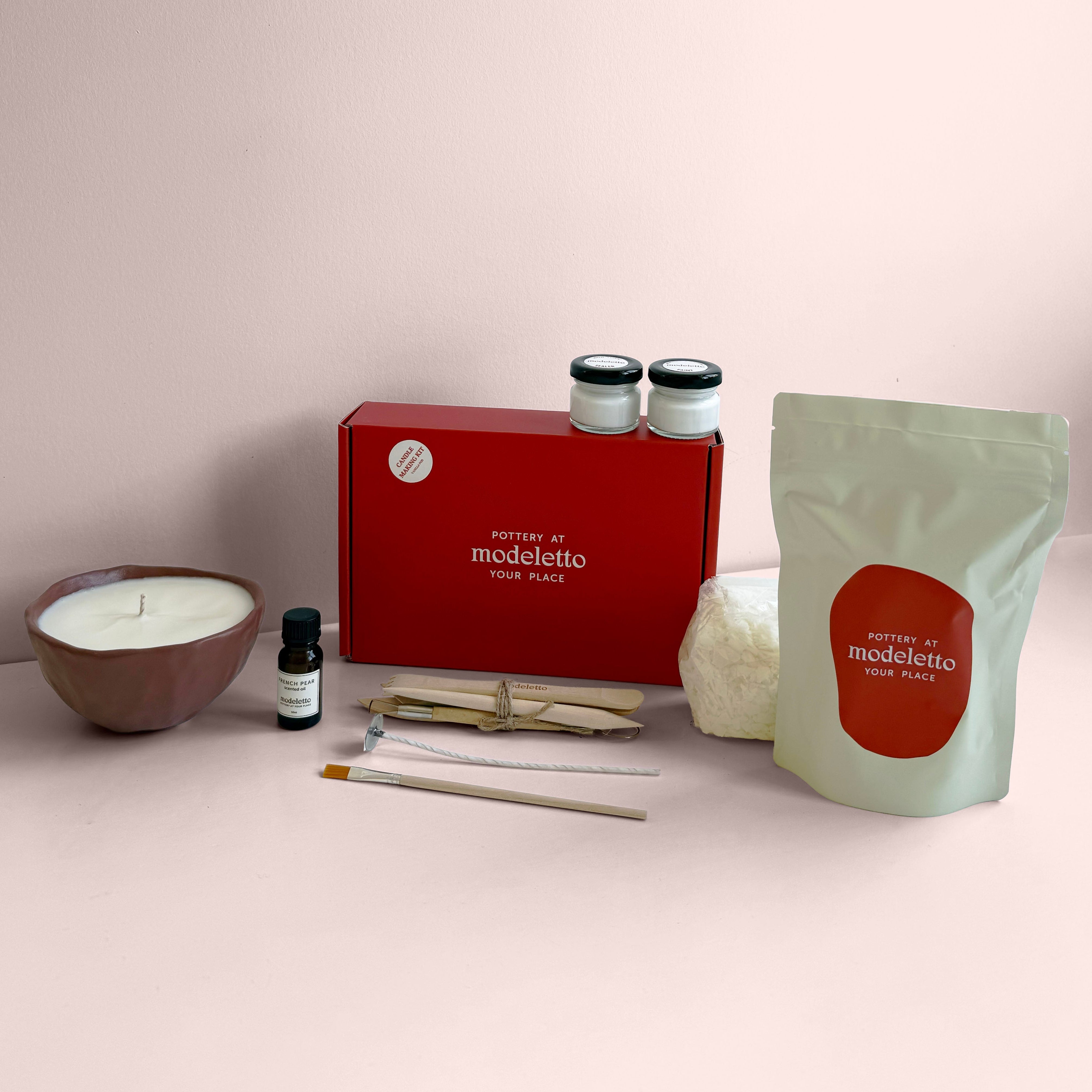 Candle & pottery making kit