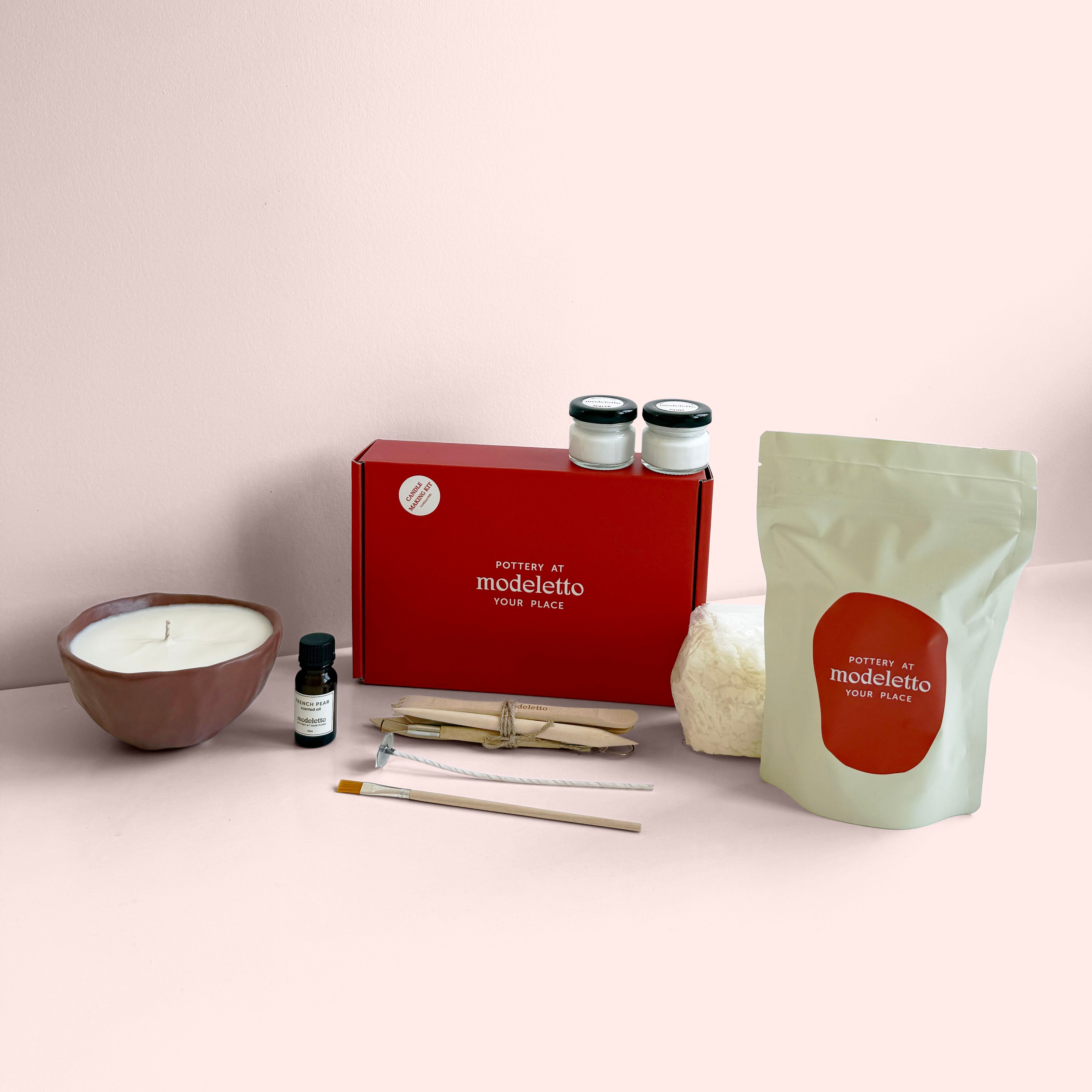 Candle & pottery making kit