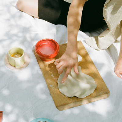 Air-dry pottery kit (meditation edition)