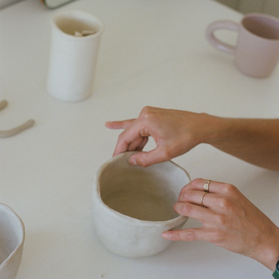 Air-dry pottery kit (meditation edition)