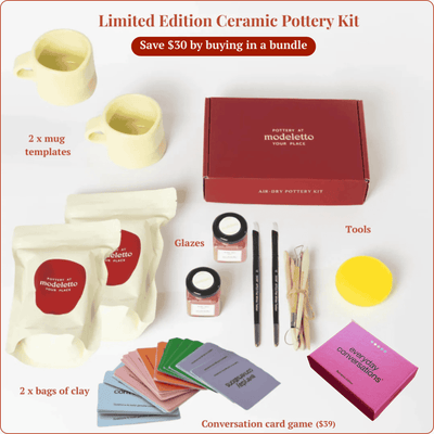 Date-night Ceramic Pottery Kit (Limited Edition)