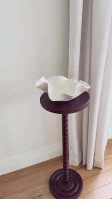 Wave sculpture bowl