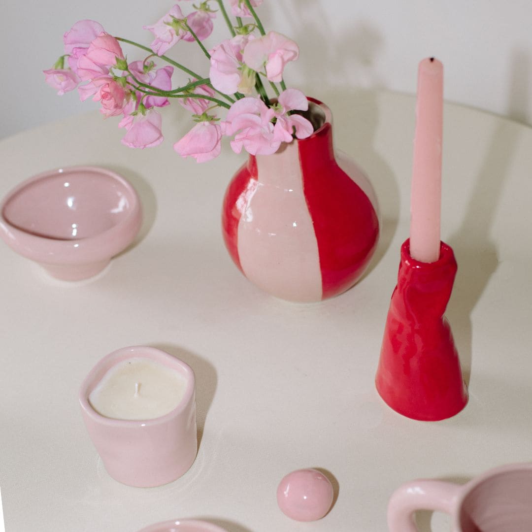Hanton ceramic candle