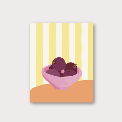 Plums in Aurora Paint By Numbers Kit