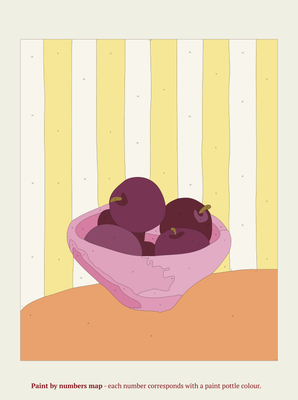 Plums in Aurora Paint By Numbers Kit