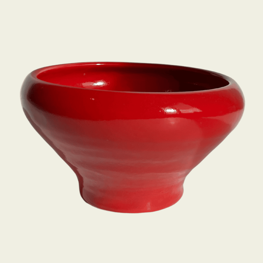 Aurora Ceramic Bowl Large (Red) - Modeletto Store 