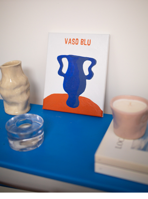 Vaso Blu Paint By Numbers Kit