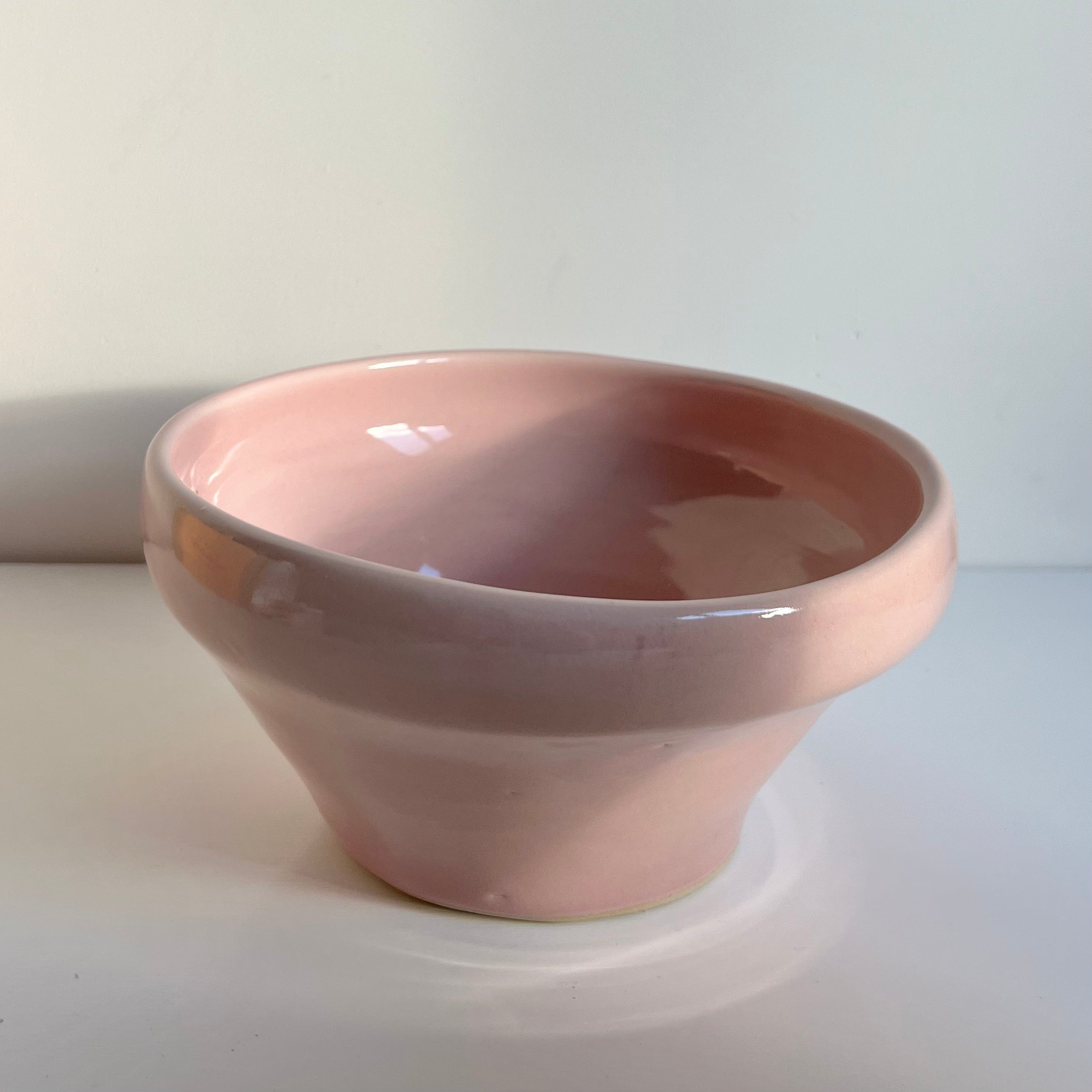 Aurora pink ceramic bowl (second)