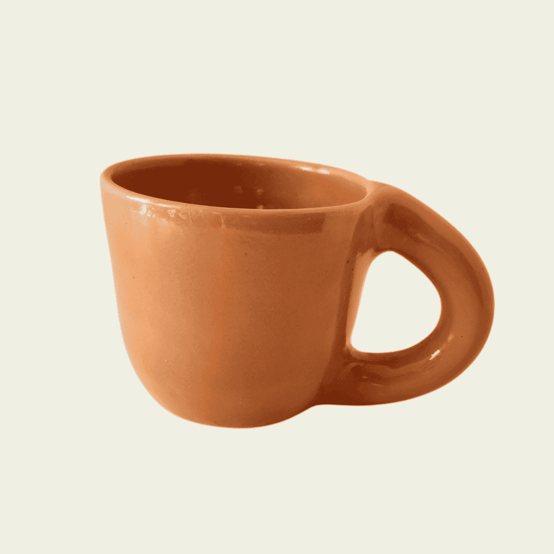 Ivory mug peach second 2 - Modeletto Store 