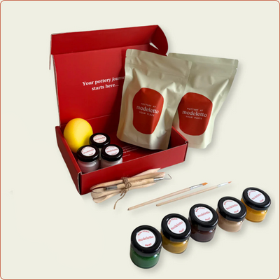 Air-dry pottery kit BUNDLE