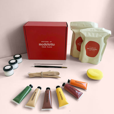 Air-dry pottery kit BUNDLE